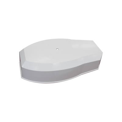 Refacción para 1601/1603 / Tapa plástica para enganche de mástil / Color Blanco