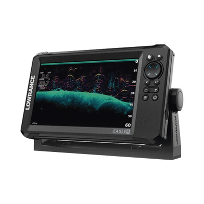 Eagle-9 ecosonda en pantalla horizontal IPS de 9 pulgadas, incluye transductor skimmer 50/200 kHz