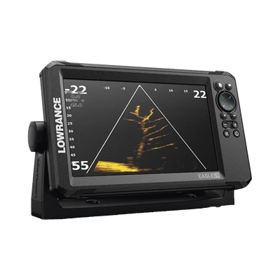 Eagle eye 9 ecosonda en pantalla horizontal IPS de 9 pulgadas, incluye transductor ojo de águila