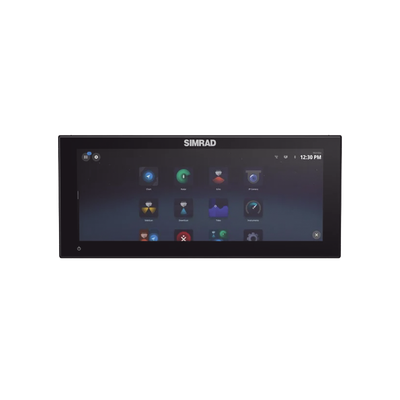 NSX 3012UW Pantalla de navegación de 12" touch screen multi-funcional para radar, fishfinder, y control automático de navegación.