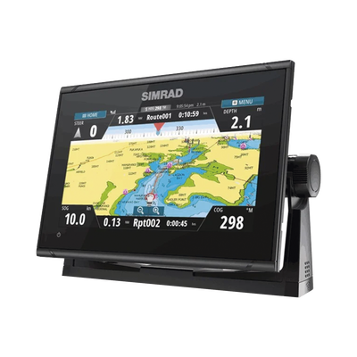 GO9 pantalla de navegación de 9" touch screen multi-funcional con transductor de 83/200 kHz incluido.