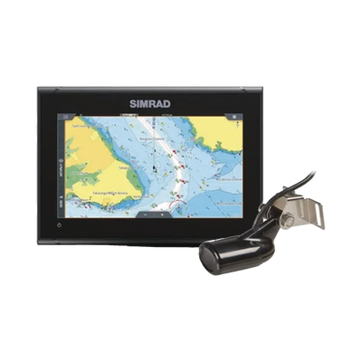 GO9 pantalla de navegación de 9" touch screen multi-funcional con transductor de 83/200 kHz incluido.