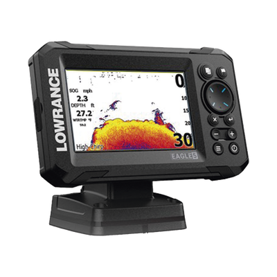 Eagle-5 ecosonda en pantalla horizontal IPS de 5 pulgadas, incluye transductor skimmer 50/200 kHz