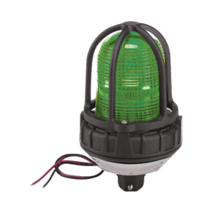 Luz de advertencia LED para ubicaciónes peligrosas, montaje tipo tubo, 24 VCD, LED color Verde