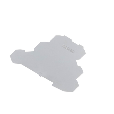 Placa final e intermedia; espesor 0,8 mm; gris Placa final e intermedia; espesor 0,8 mm; gris