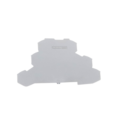 Placa final e intermedia; espesor 0,8 mm; gris Placa final e intermedia; espesor 0,8 mm; gris