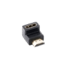 Adaptador HDMI de 90 Grados Macho a Hembra / Hacia Abajo / HDMI 2.0 4K@60Hz / Proporciona Flexibilidad Sin Doblar los Cables HDMI