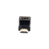 Adaptador HDMI de 90 Grados Macho a Hembra / Hacia Abajo / HDMI 2.0 4K@60Hz / Proporciona Flexibilidad Sin Doblar los Cables HDMI