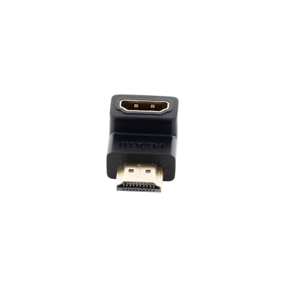 Adaptador HDMI de 90 Grados Macho a Hembra / Hacia Abajo / HDMI 2.0 4K@60Hz / Proporciona Flexibilidad Sin Doblar los Cables HDMI