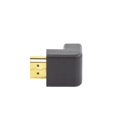 Adaptador HDMI de 90 Grados Macho a Hembra / Hacia Arriba / HDMI 2.0 4K@60Hz / Proporciona Flexibilidad Sin Doblar los Cables HDMI