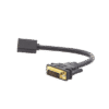 Convertidor DVI macho a HDMI Hembra | Bidireccional | DVI 24+1 | 1080P@60Hz | Cable de 22cm | Negro.