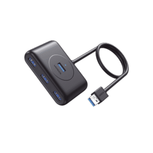 HUB USB-A 3.0 4 en 1 | 4 Puertos USB-A 3.0 (5Gbps) | Entrada USB-C (PD 5V2A) | Cable de 1 Metro | Indicador Led | Ideal para Transferencia de Datos | Entrada USB-C para alimentar equipos de mayor consumo | Color Negro. HUB USB-A 3.0 4 en 1 | 4 Puertos USB-A 3.0 (5Gbps) | Entrada USB-C (PD 5V2A) | Cable de 1 Metro | Indicador Led | Ideal para Transferencia de Datos | Entrada USB-C para alimentar equipos de mayor consumo | Color Negro.