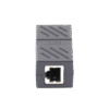 Acoplador (Extensor de Cable Ethernet RJ45 a RJ45) | 1000Mbps | Compatibilidad con Cat7 Cat6A Cat6 Cat5e | Compatible con POE | Ignífugo | ABS