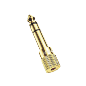 Adaptador (Convertidor) de Audio 3.5mm Hembra a 6.5mm Macho / Plug & Play / Superficie de Rosca Antideslizante / Calidad de sonido sin pérdidas Adaptador (Convertidor) de Audio 3.5mm Hembra a 6.5mm Macho / Plug & Play / Superficie de Rosca Antideslizante / Calidad de sonido sin pérdidas