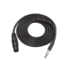 Cable para Micrófono Plug 6.35 mm (1/4 Inch) Macho a XLR Canon Hembra / Núcleo de Cobre / 5 Metros / Alta Calidad / Color Negro Cable para Micrófono Plug 6.35 mm (1/4 Inch) Macho a XLR Canon Hembra / Núcleo de Cobre / 5 Metros / Alta Calidad / Color Negro