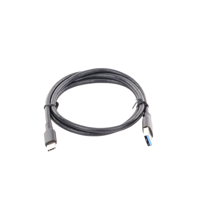 Cable USB-A a USB-C | 1 Metro | Carga y Sincronización de Datos | Carga Rápida 60W | Datos 5 Gbps | QC 3.0/2.0 | FPC | AFC | Protección Integrada | Duradero y Flexible| Caja ABS | Cubierta de TPE | Color Negro.