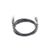 Cable USB-A a USB-C | 1 Metro | Carga y Sincronización de Datos | Carga Rápida 60W | Datos 5 Gbps | QC 3.0/2.0 | FPC | AFC | Protección Integrada | Duradero y Flexible| Caja ABS | Cubierta de TPE | Color Negro.