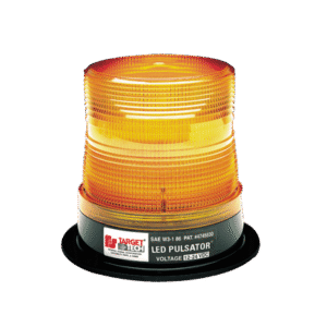 Burbuja PULSATOR LED Clase 2, Color ámbar, Montaje Permanente