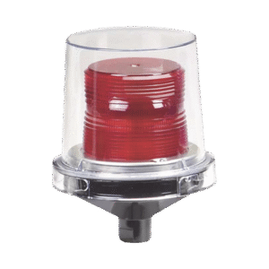 Luces estroboscópicas para lugares peligrosos Electraray® , Homologado UL y cUL para Clase I, División 2, Grupos A, B, C y D; Clase II, División 2, Grupos F y G; Clase III , 12-24 VCD, color Rojo, parpadeo predeterminado
