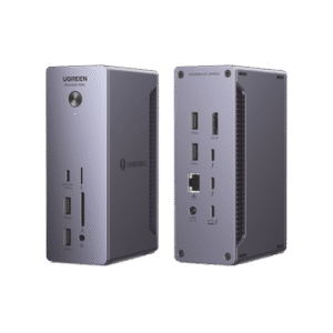 HUB USB-C (Docking Revodok Max 213) 13 en 1 | 2 Thunderbolt 4 (40Gbps,8K@30Hz) | 2 USB-A 3.2 (10Gbps) | 1 USB-C 3.2 (10Gbps, 20W) | 2 USB-A 3.0 (5Gbps) | Display Port 1.4 8K@30Hz | RJ45 (2.5 Gigabit) | SD + Micro SD (TF) 4.0 | Jack Audio 3.5mm. HUB USB-C (Docking Revodok Max 213) 13 en 1 | 2 Thunderbolt 4 (40Gbps,8K@30Hz) | 2 USB-A 3.2 (10Gbps) | 1 USB-C 3.2 (10Gbps, 20W) | 2 USB-A 3.0 (5Gbps) | Display Port 1.4 8K@30Hz | RJ45 (2.5 Gigabit) | SD + Micro SD (TF) 4.0 | Jack Audio 3.5mm.