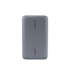 Power Bank de 20000mAh | 3 Salidas 100W Max. | USB-A + 2 USB-C | PD 3.0 | QC3.0 | FCP | SCP | Pantalla Inteligente | Carcasa Ignifuga | Color Gris | Incluye Cable USB de 50cm | Carga tu Laptop de Manera Segura.