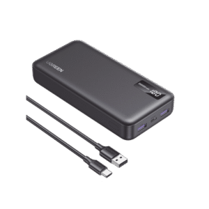 Power Bank 20000mAh | 22.5W | 1 USB-C | 2 USB-A | PD3.0 | QC4.0/3.0/2.0 | FPC | AFC | SPC | PPS | Carga 3 veces más Rápido | Protección Integrada| Material Ignifugo | UL94 V-0 | Pantalla Inteligente | Aprobado por Aerolíneas.