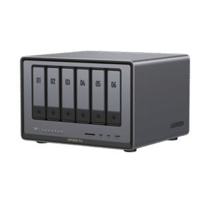 NASync DXP6800 Pro | SO UGOS Pro | Intel® i5 1235u 10-Core™ | 6-Bahias (SATA) Hasta 144TB | 2* M.2 SSD Hasta 16TB | 8GB DDR5 (Exp. a 64GB) | 2 Thunderbolt™4 | 2*10GbE | 1*USB3.2 Gen2 | 2*USB 2.0 | 2*USB 3.2Gen2 | HDMI 2.1 8K | SD 4.0