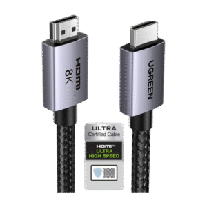 Cable HDMI 2.1 de 8K@60Hz | 3 metros | 48Gbps | HDR10+ | 3D Inversivo| eARC | Dolby ATMOS | VVR | QMS | QFT | ALLM | 3 modos de Visualización | Certificado HDMI 8K | Niquelado | Nylon Trenzado | Carcasa de Aluminio. Cable HDMI 2.1 de 8K@60Hz | 3 metros | 48Gbps | HDR10+ | 3D Inversivo| eARC | Dolby ATMOS | VVR | QMS | QFT | ALLM | 3 modos de Visualización | Certificado HDMI 8K | Niquelado | Nylon Trenzado | Carcasa de Aluminio.