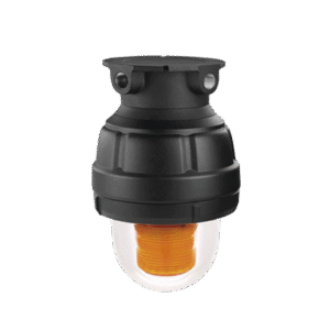 Luz estroboscopica a prueba de explosiones, 24Vcc, ambar, montaje no incluido