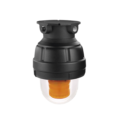 Luz estroboscopica a prueba de explosiones, 24Vcc, ambar, montaje no incluido Luz estroboscopica a prueba de explosiones, 24Vcc, ambar, montaje no incluido