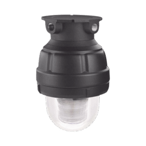 Luz estroboscópica a prueba de explosiones UL y cUL para Clase I, División 1, Grupo C y D; Clase I, División 2, Grupos A y B; Clase II, División 1, Grupos E, F y G; Clase III, 24 VCD, Color Claro, montaje no incluido