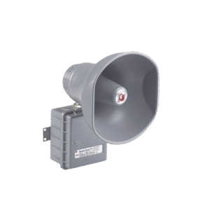 Altavoz amplificado SelecTone® de 15 W, para ubicaciones peligrosas Aprobado por CSFM y listado UL y cUL , 120 Vca, gris