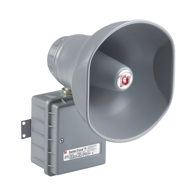 Altavoz amplificado selectone 15W, para ubicaciones peligrosas, 24 Vca / cd , gris
