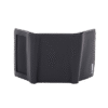 Cartera Athens Negra de Piel con Compartimento de Micromalla para ID. Doblable en 3 Partes con Divisor de Billetes. Pocket Wallet