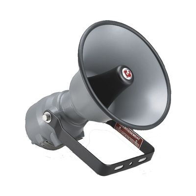 Altavoz amplificado a prueba de explosiones 302X SelecTone® Aprobado por CSFM y listado por UL y cUL para Clase I, División 1, Grupos B, C y D; Clase I, División 2, Grupo A; Clase II, División 2, Grupos F y G; Clase III 120-240 VC