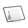 Soporte de Escritorio para Tablet / Ajustable de 0° a 100° / Goma Antiarañazos / Antideslizante / Amplia Compatibilidad con dispositivos de 4'' a 13'' / Plegable / ABS / Color Blanco