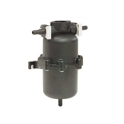 Mini tanque acumulador con capacidad de hasta 0.65 litros.