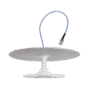 Antena Omnidireccional de Bajo Perfil Ultra Delgada con Reflector para Máxima Ganancia de 7dBi. Cubre bandas de celular 5G, 4G, 3G y WiFi de 608 a 2700 MHz.
