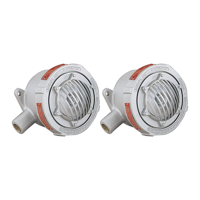 Bocina Vibratone a prueba de explosiones para exterior y ubicaciones peligrosas, 120Vca, negra