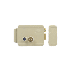 Cerradura Eléctrica / Incluye Llave / Derecha/ Con Botón integrado /Exterior