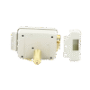 Cerradura Eléctrica / Incluye Llave /Con Botón integrado / Izquierda / Exterior