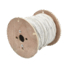Bobina de 152 Metros de Cable / 2 x 16 AWG / BLINDADO / PLENUM / Color Blanco / Para Aplicaciones de Audio, Seguridad y Control