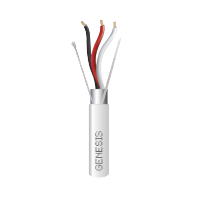 Bobina de 305 Metros de Cable 3 x 18 AWG / Plenum / BLINDADO / Tipo FPLP, CMP, CL3P / Color Natural / Para Aplicaciones en Sistemas de Seguridad, Audio, Control y otras Aplicaciones Bobina de 305 Metros de Cable 3 x 18 AWG / Plenum / BLINDADO / Tipo FPLP, CMP, CL3P / Color Natural / Para Aplicaciones en Sistemas de Seguridad, Audio, Control y otras Aplicaciones