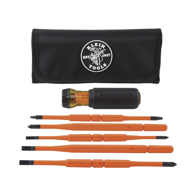 Juego de Desarmadores Intercambiables con Aislamiento 8 en 1. Juego de Desarmadores Intercambiables con Aislamiento 8 en 1.