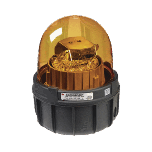 LED de advertencia giratorias Commander®, Tipo 4X, carcasa IP66 Listado por UL y cUL , 120 VCA, color ámbar, Para Ubicaciones y Ambientes Peligrosos