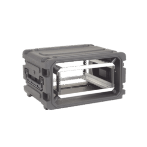 Gabinete Plástico Móvil con Amortiguador con Rack de 19", 4 Unidades. Gabinete Plástico Móvil con Amortiguador con Rack de 19", 4 Unidades.