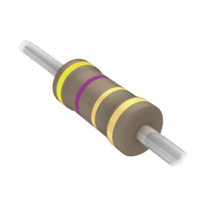 Resistencia Axial de Película de Carbón de 4.7 Ohm, 1/4 Watt, 5% Resistencia Axial de Película de Carbón de 4.7 Ohm, 1/4 Watt, 5%