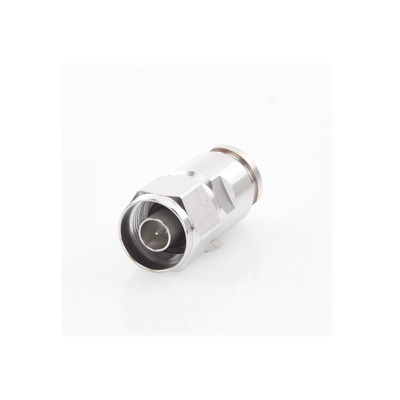 Conector N Macho de Rosca / CNT-400, 9913, RG8/U Pin Cautivo, Trimetal.