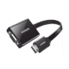 Adaptador HDMI a VGA / Resolución 1080P / Audio 3.5mm / Con Puerto Micro USB para Alimentación / Plug & Play / No Requiere Controlador / ABS / Flexible y Duradero