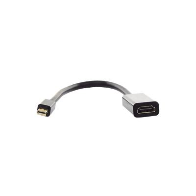 Convertidor Mini Display Port a HDMI / 4K@30Hz / Thunderbolt / Blindaje interno múltiple / Carcasa ABS / Longitud de 25 cm Convertidor Mini Display Port a HDMI / 4K@30Hz / Thunderbolt / Blindaje interno múltiple / Carcasa ABS / Longitud de 25 cm